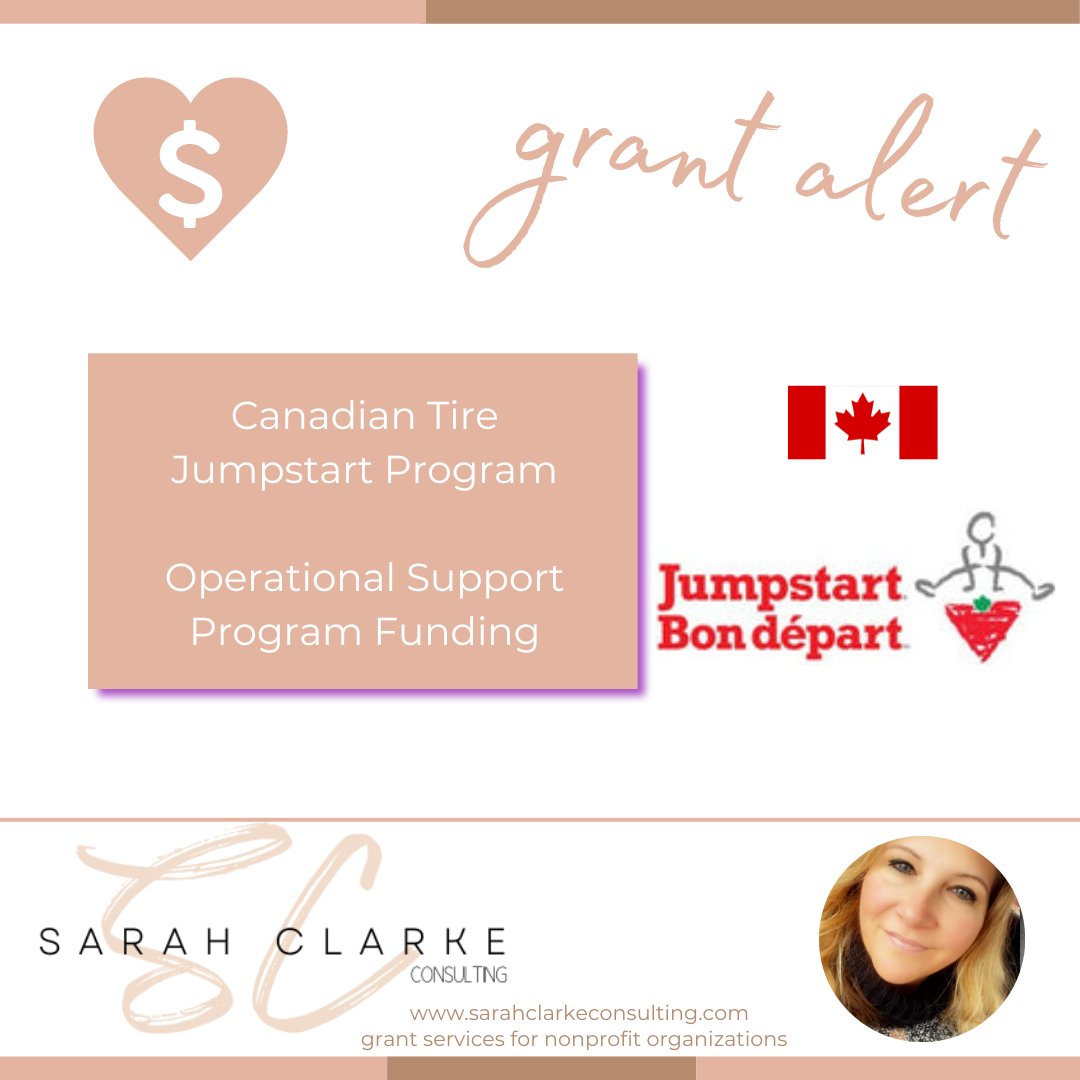 Canadian Tire Jumpstart Grants