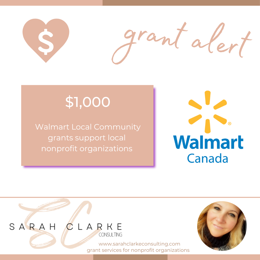 Walmart Nonprofit Grant